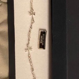 Gorgeous dragonfly bracelet or anklet. Sterling Silver925 Never worn/ out of box